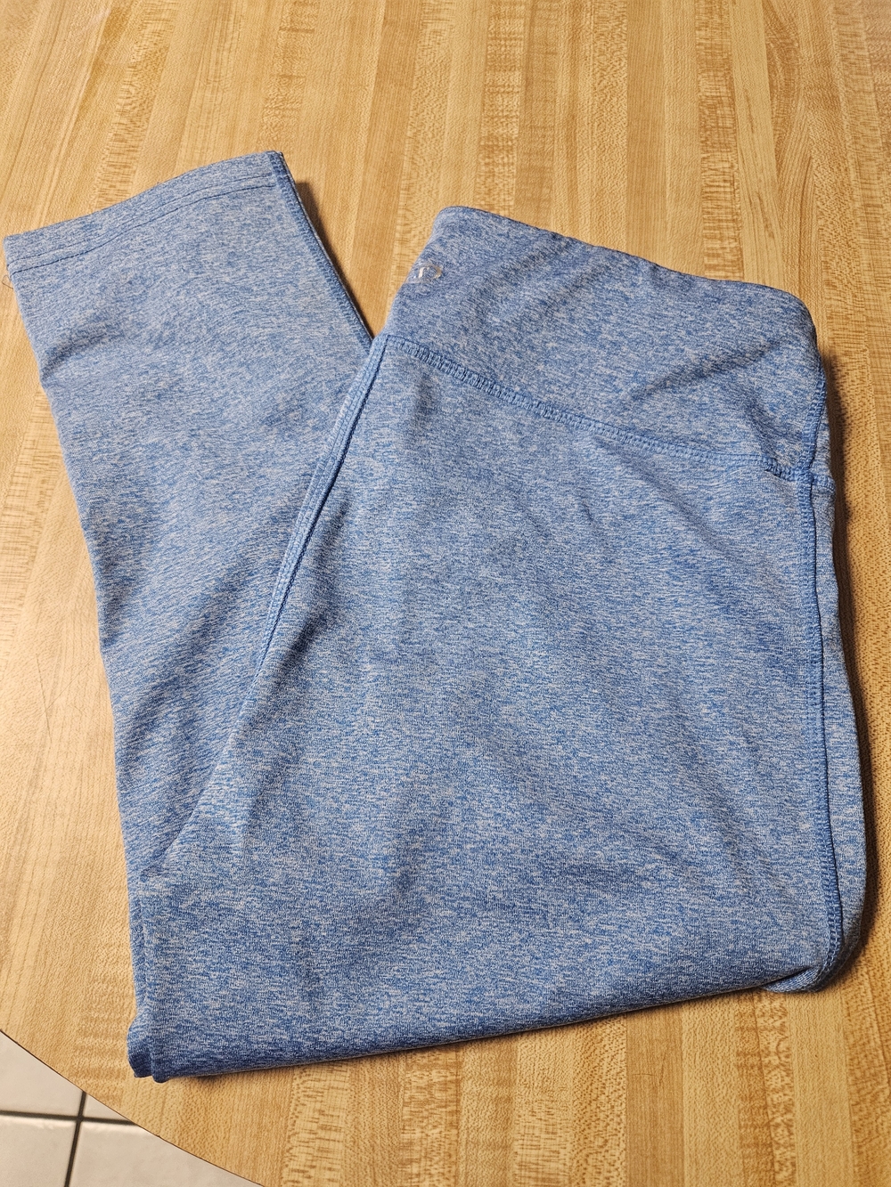 Spalding Heathered Blue Athletic Leggings